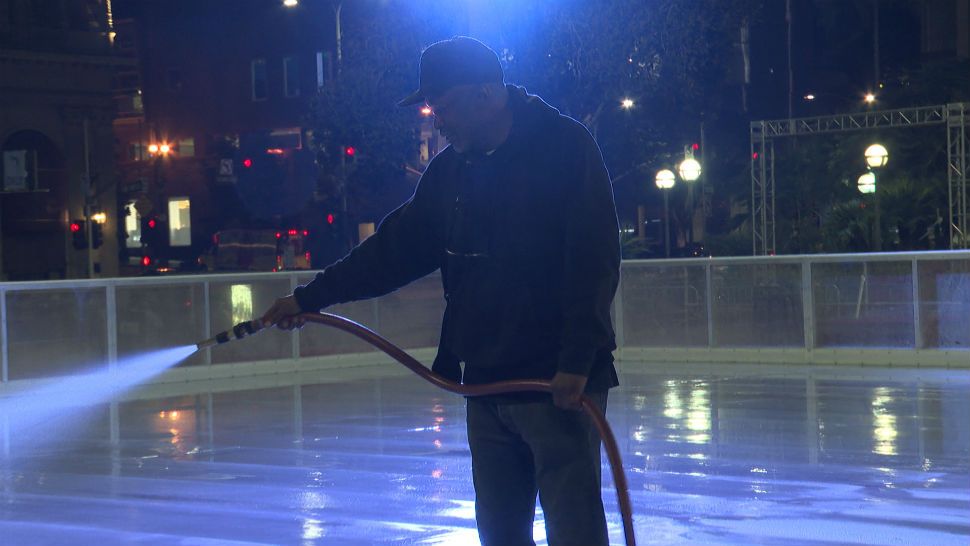 How DTLA Ice Rink Is Kept Frozen Despite SoCal Heat
